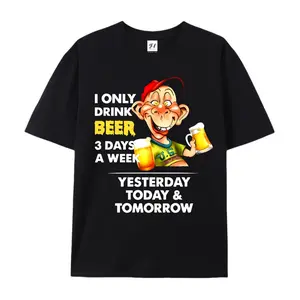 Ship Within 24 Hours I Only Drink for 3 Days Funny Graphic T Shirt Mens Humorous Cartoon Print Unisex Top Casual Party Wear For Men Women Soft Cotton All Sizes Crew Neck Short Sleeve Daily Wear Street Style