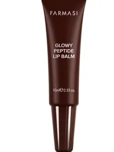 FARMASI Glow Peptide Lip Balm 10ml Hydrating & Nourishing Lip Care for Soft Smooth Lips 0.35 oz