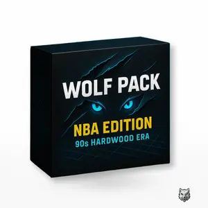 NBA Basketball Card Wolf Pack Box Hardwood Edition 15 Card Skylights Collector Pack