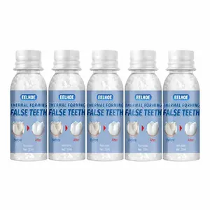 Temporary Tooth Filling Denture Kit, Moldable Dental Gel Dentures, TemporaryFillings Cavities and Teeth Fillings, Oral false tooth fake mouldable denture broken teeth replacement denture kit filling denture