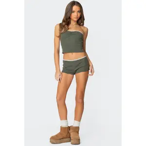 Georgina Low Rise Waffle Shorts