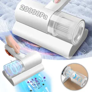 Puseky 20000Pa Bed Vacuum Cleaner, Powerful Mattress Vacuum Cleaner for Mattress, Bed, Cloth Sofas, Pillows, Carpets, Handheld Cordless Vacuum Cleaner, Wireless Mite Remover Cleaning Machine puseky