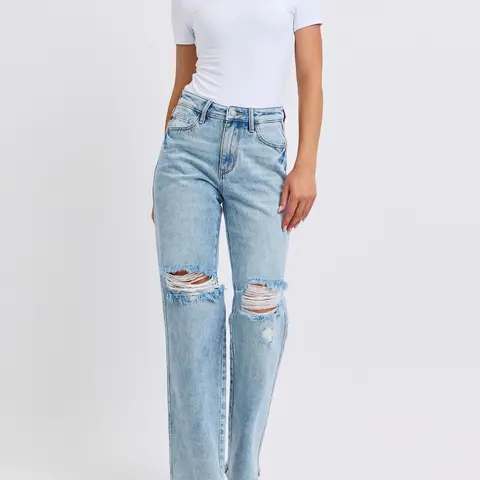 Judy Blue ALEX 90'S FIT HIGH WAIST STRAIGHT JEAN