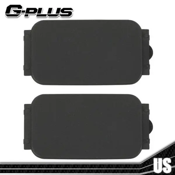 G-PLUS 2Pcs Upgraded Truck Bed Rail Cap Insert Plug Parts, Replacement 2x Factory Bed Rail Cap Plastic Bedrail Insert Plug Box Auto Accessories for Ford F150 F250, Protect from Debris and Weather, Inserts