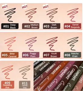 CANMAKE Creamy Touch Eyeliner - 1.5mm Tip, Waterproof, Bold Rich Color, 0.09g, Soft Super-Smooth Tip, Twist-Up Design, Long-Lasting, Smudge-Proof
