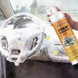 Car Interior Cleaning Foam, Multifunctional Foam Cleaner, Car Seat Cleaner, Rubber & Imitation Leather Cleaner, Car Interior Care Product