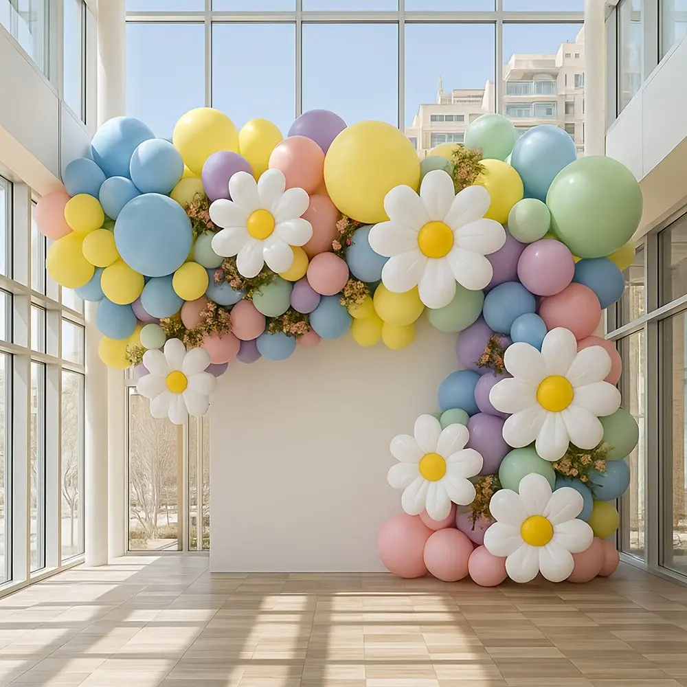 114pcs Macaron Color Balloon Set, Sweet Cute Party Decor, Photo Props, DIY Decoration for Birthday Wedding Graduation Party, Balloon Arch Decoration, Balloon Arch Kit, Balloon Arch Backdrop, Balloon Garland, Party Balloons Decorations