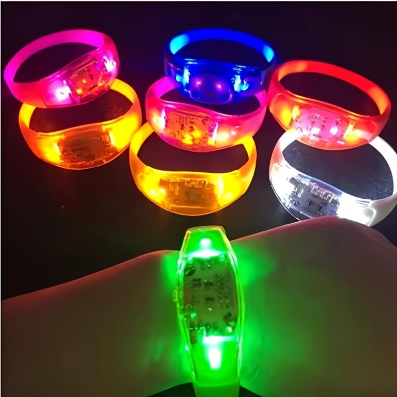 20 LED Light-Up Music Bracelets, Sound-Activated Glowing Bracelets, perfect for celebrity concerts, glow-in-the-dark parties, Christmas party favors, birthday gifts, carnivals, concerts, and nighttime events (durable silicone) 20 LED Light-Up Music Bracelets, Sound-Activated Glowing Bracelets, perfect for celebrity concerts, glow-in-the-dark parties, Christmas party favors, birthday gifts, carnivals, concerts, and nighttime events (durable silicone)