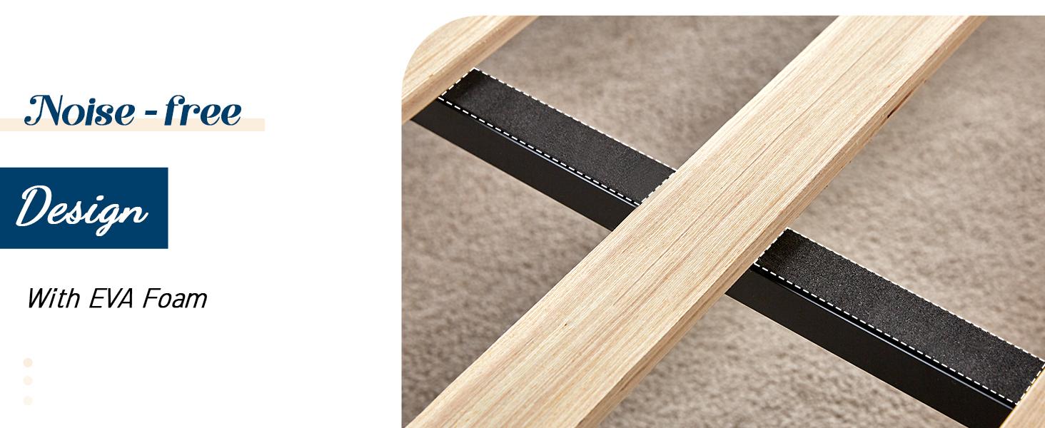 AMERLIFE Bed Frame with Sleigh Headboard, 60" Tall Velvet Upholstered Platform Bed, Handcrafted Deep Diamond Buttons and Double Pleats, No Box Spring Needed/Best Gift Ideas/Christmas Gifts