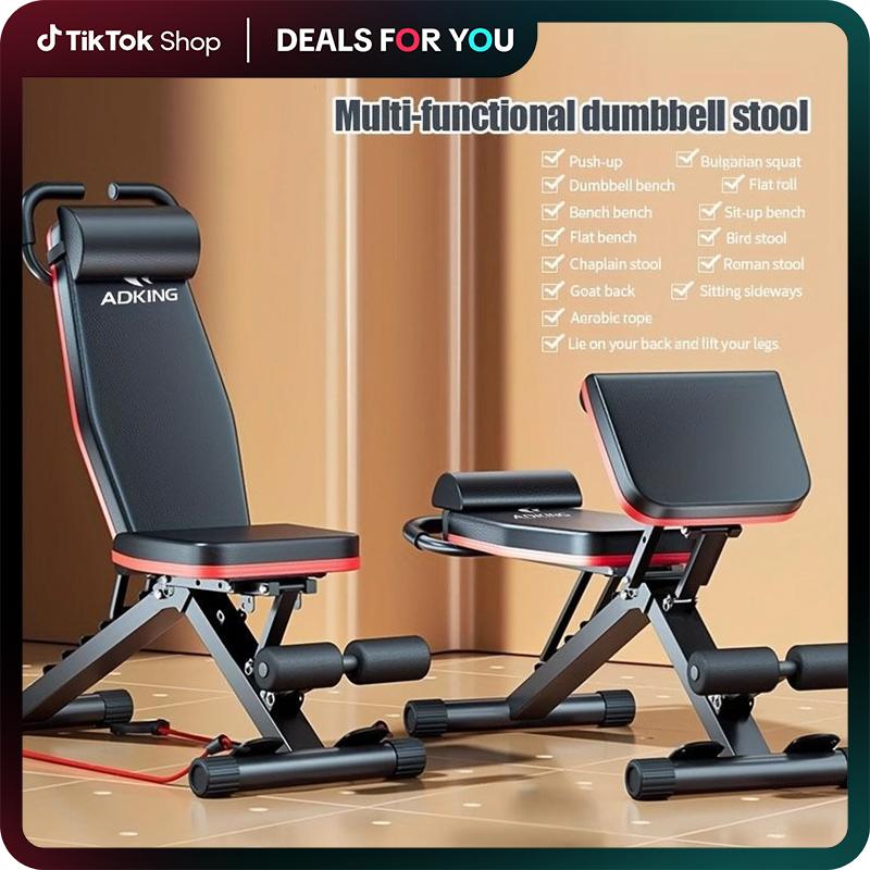 14-in-1 Gym Machine - Multi-Function Exercise Bench & Workout Equipment for Dumbbell Training | Home Weight Press Station