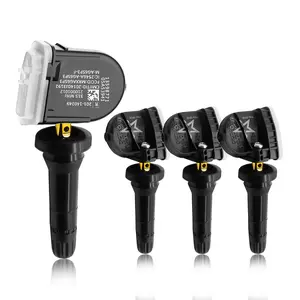Pre-Programmed TPMS Sensor,315Mhz Tire Pressure Monitoring Sensor Compatible with:-GMC Sierra07-19/Sierra 1500 07-18/Terrain10-20/Yukon07-20/Acadia07-16/Canyon13-22 OE#13598771(Set of 4)