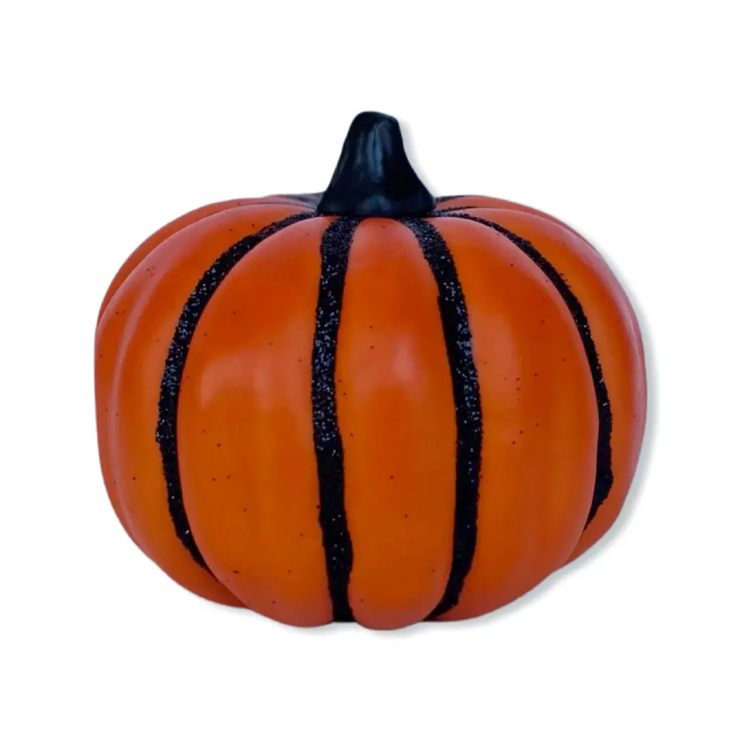 Orange & Black Foam Pumpkin