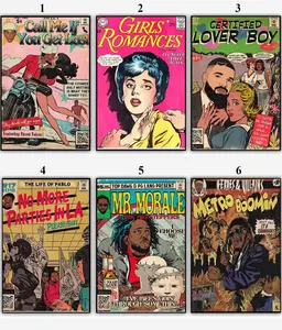 Comics Music Poster Album Vintage Posters Decorative Painting Wall Posters And Art Picture Print Modern Family Bedroom Decor Poster
