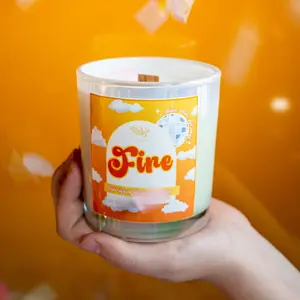 Fire Candle - Honey & Bourbon