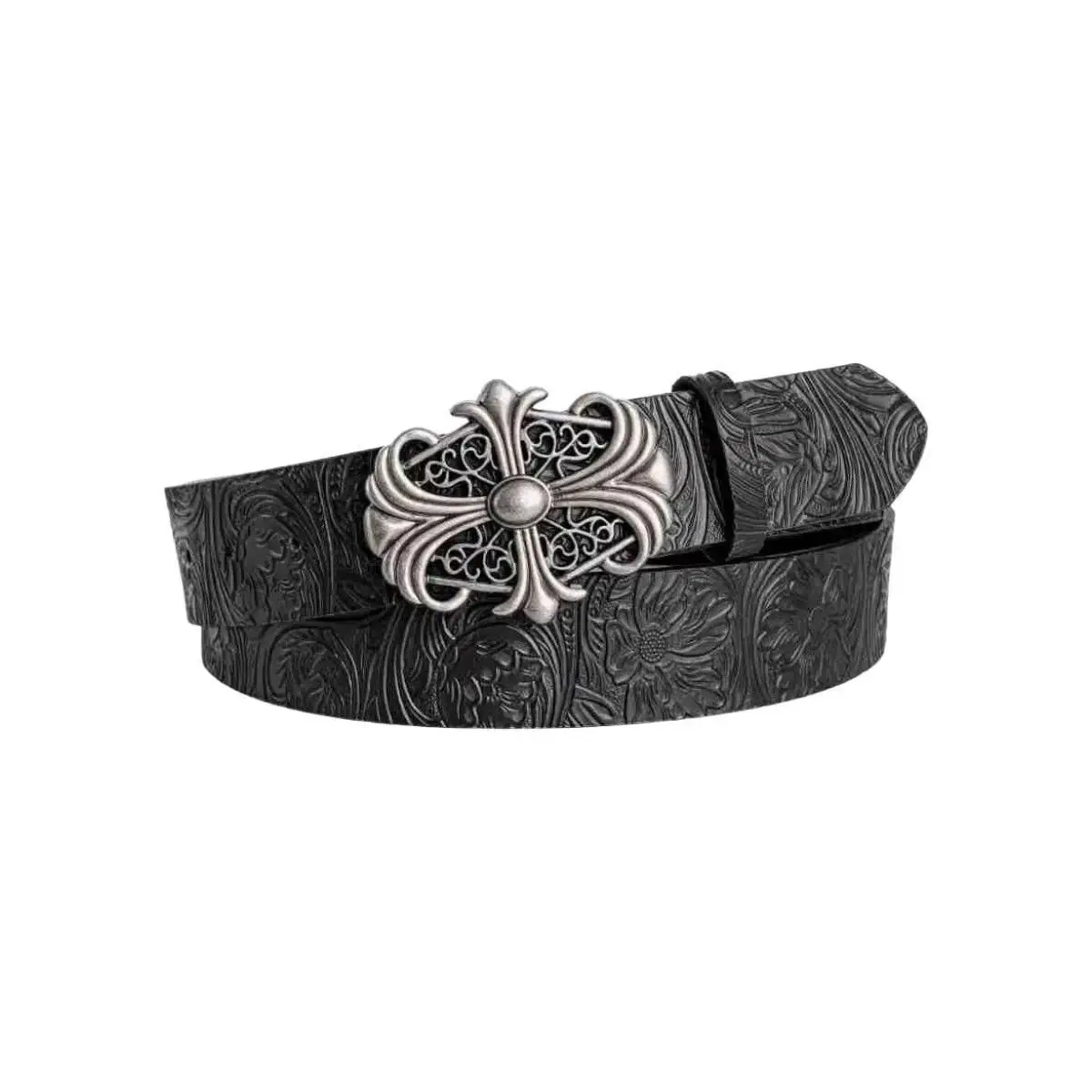 Engraved Cross Belt