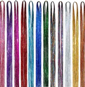 Hair Tinsel - Available in Multiple Colors - Easy Application - Safe Removal - Unisex