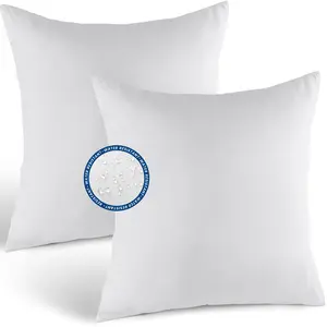 Utopia Bedding Outdoor Pillow Inserts —  Water Resistant Throw Pillows for Patio, Porch & Garden Furniture, Lumbar Size, Pack of 2, White