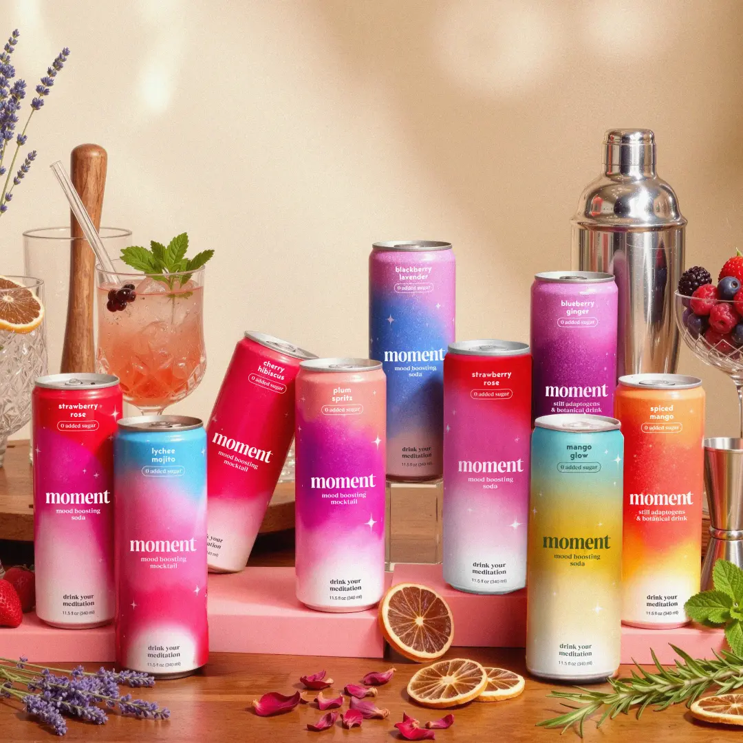 Sparkling wellness & focus drinks