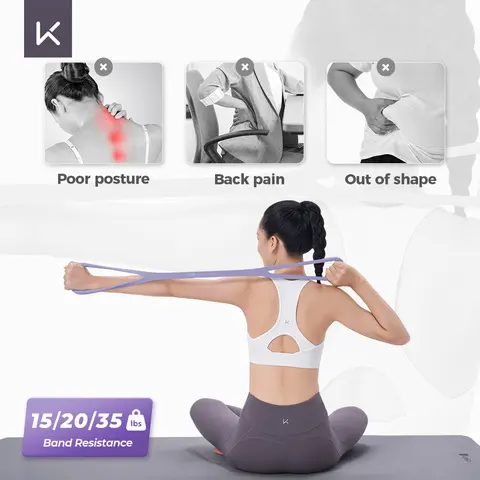 KEEP 8-Shaped Resistance Band, Elastic Band for Home Fitness, Stretch Leg Arm Strength Training Band, Exercise Equipment for Home Gym, Yoga #outdoorfun