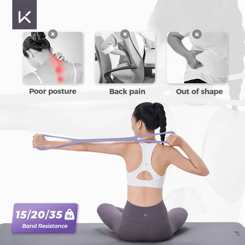 KEEP 8-Shaped Resistance Band, Elastic Band for Home Fitness, Stretch Leg Arm Strength Training Band, Exercise Equipment for Home Gym, Yoga #outdoorfun