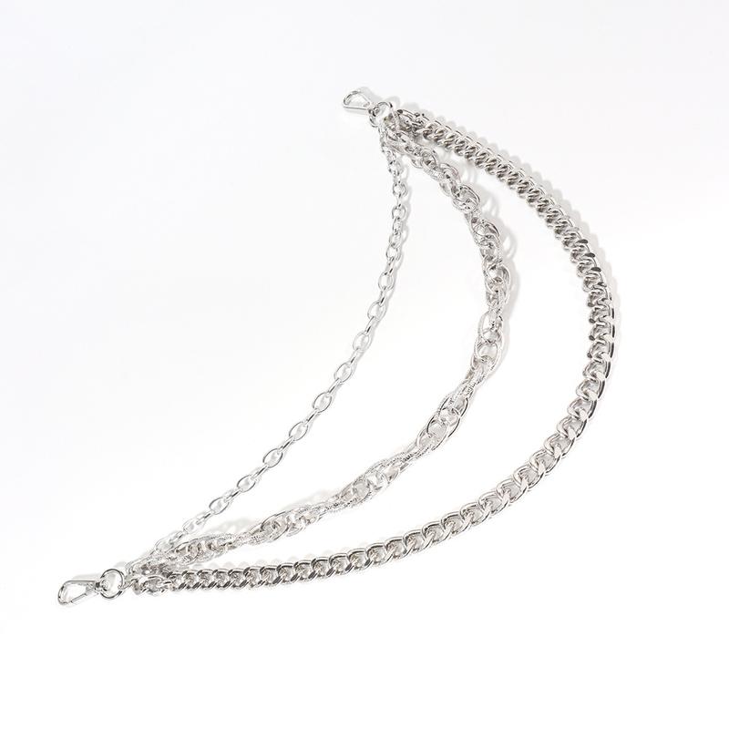 PINKPIN Wallet Chain Pants Chain Hip Hop Punk Jeans Chain Key Chain Goth Accessories for Women Men Silver