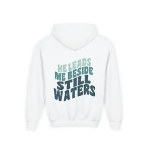 YOUTH He Leads Me Hoodie