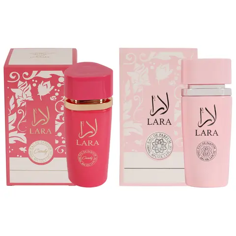 Women's Perfume Bundle -Candy and Pink Spray Perfume Eau de Parfum for Women 100ml/3.4fl.oz. each