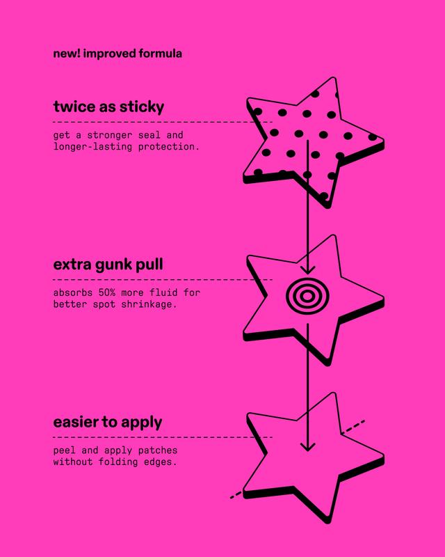 Starface Hydro-Star️ Pimple Patches + Big Yellow Compact, 32 ct Acne Stickers Gentle