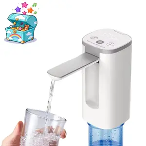 Water Dispenser Pump, Portable Smart Water Bottle Dispenser Pump, Rechargeable Electric Water Dispenser Pump, Drinking Utensils for Home, Office, Kitchen, Outdoor Drinkware