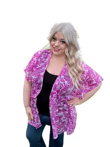 Tropical Magenta Kimono