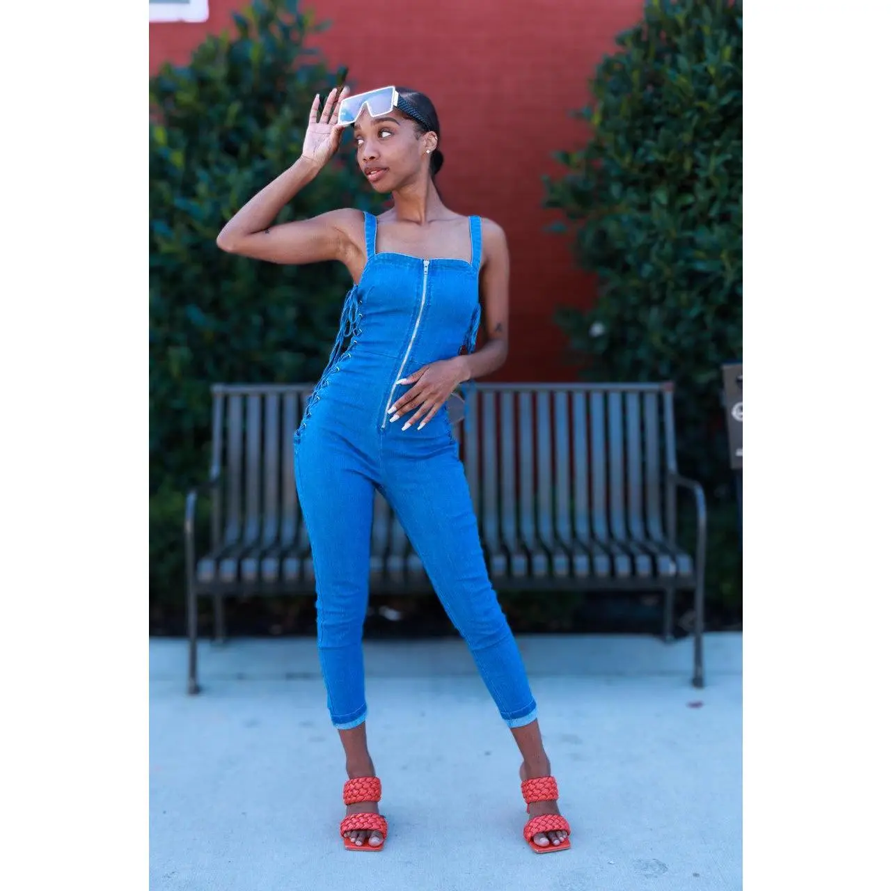 LACEY | Denim Jumpsuit