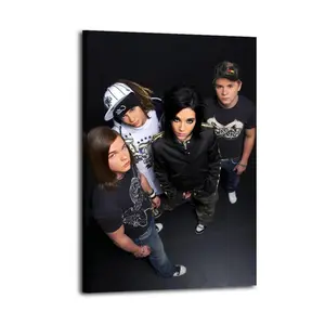 Tokio Hotel HomeDecor WallArt LivingRoom Canvas for Bedroom Decor Canvas Poster Aesthetic Office Bathroom Painting Picture Print Modern Family