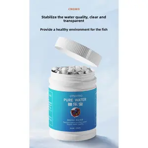 Aquarium Water Purification Tablets Fish Tank Rapid Chlorine Removal Purification Non-Harmful to Fish Water Quality Stabilizer Water Purification Tablets