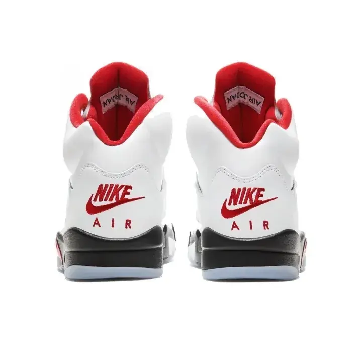 brand new white red classic reissue high top basketball sneakers dense leather breathable upper air cushion wear-resistant anti-slip outsole american trendy skate campus unisex sneakers