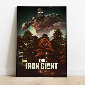 The Iron GiantPOSTER UNFRAMED, Wall Art & Home Decor, Animated Sci-Fi MoviePOSTER UNFRAMED Gift