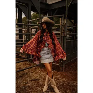 TAOS TOP - MAGENTA GEO