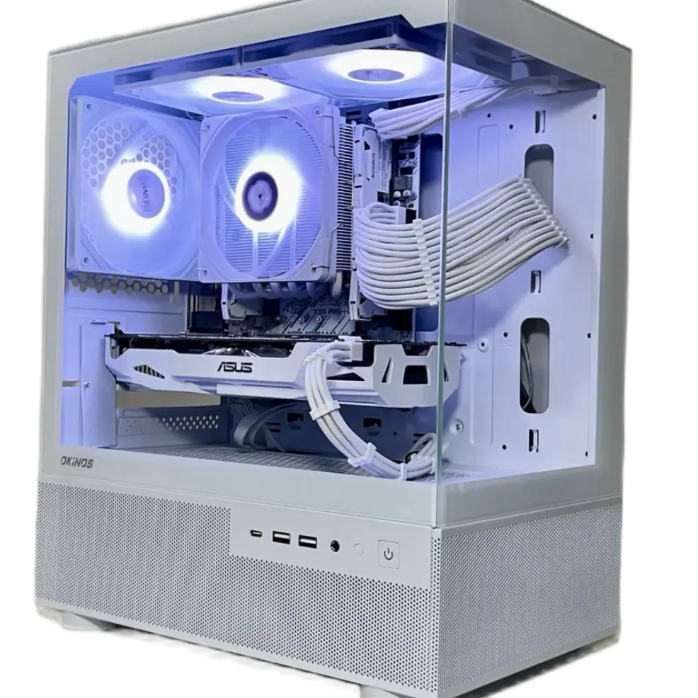 Arctic White Gaming PC with GTX 1060 Graphics Card