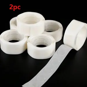 2 rolls of 100pcs double-sided transparent balloon adhesive dots, Adhesive Tape, used for wedding and birthday decoration,