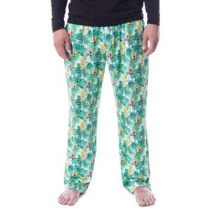 Nickelodeon Mens' SpongeBob SquarePants Tropical Delight Lounge Pajama Pants