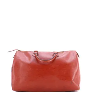 Pre-owned Louis Vuitton Leather Top Handle Bags Speedy Handbag Epi 35 by Rebag