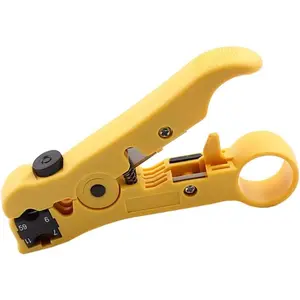 Pack 2pcs Universal Cable Wire Stripper Cutter Stripping Tool for Flat or Round UTP Cat5 Cat6 Wire Coax Coaxial