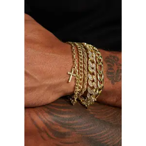 Stacks On Stacks Bracelet Set - Gold