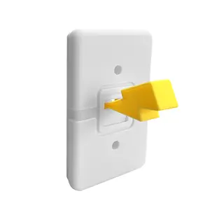 Lightning Switch Cover, DIY Decorative Panel for Kids' Room, Creative Light Switch Plate,White