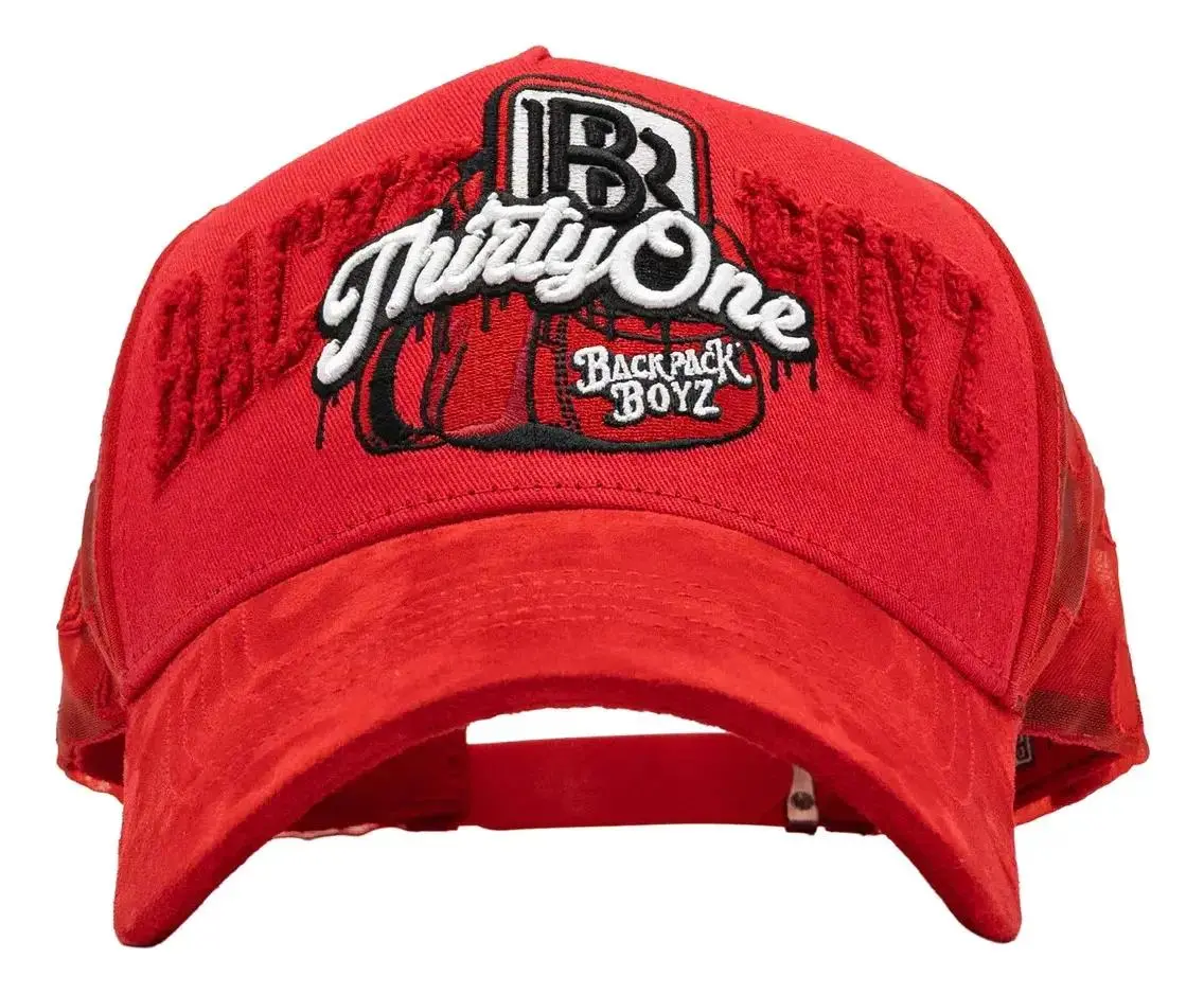 Hwc Breathable Red Mesh Cap From Barbas Hats, La Cut Design