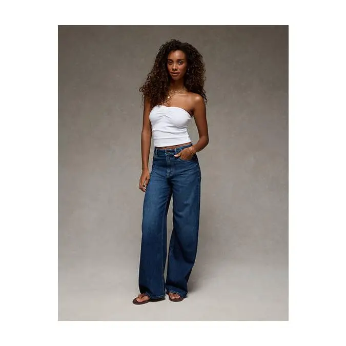 AE Curvy Super High-Waisted Baggy Wide-Leg Jean