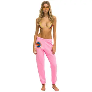 AVIATOR NATION MIAMI SWEATPANTS - NEON PINK