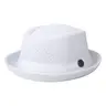 OIDEA Men's Vintage Fedora Trilby Hat - Breathable Acrylic Mesh, Lightweight 2.6–3.3 Oz, Adjustable Outdoor Hat, Heat/Sweat Control, Beach-Ready Cool, Everyday, Spot Cleanable, for Casual Outdoor, Party Wear, Fashion Accessory