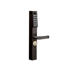 Trilogy DL1200-10B1 Electronic Keypad Keyless Entry Lock, Narrow Stile Grade 1 Lever Lock, Oil Rubbed Bronze Finish, Electronic Keypad Lock