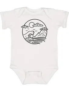 Mountains and Moon Bodysuit