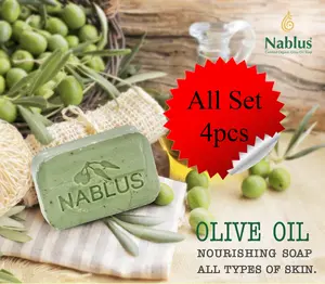 Nabolsy Natural Soaps Nablus Soap – Organic, Eco-Friendly, Plant-Based Bars with Olive Oil, Dead Sea Mud, Sage & Avocado